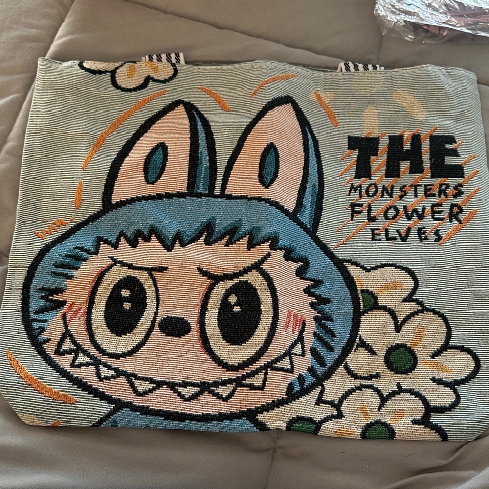 Labubu Tote Bag 14 x 17 inches